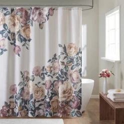 Colissa Cotton Floral Printed Shower Curtain 8 Colissa Cotton Floral Printed Shower Curtain -Bathroom Products Store GUEST dfe4353d 0790 4fbd a9af cee853d141da