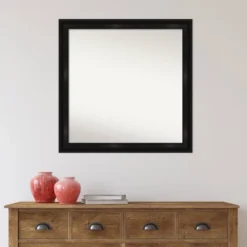 30" X 30" Non-Beveled Grand Narrow Bathroom Wall Mirror Black - Amanti Art 8 30" X 30" Non-Beveled Grand Narrow Bathroom Wall Mirror Black - Amanti Art -Bathroom Products Store GUEST e281ec79 dcba 4778 a5df 1d58971db25e