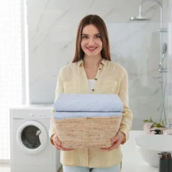 2 Pcs 100% Combed Cotton Soft Absorbent Diagonal Weave Bath Towel - PiccoCasa -Bathroom Products Store GUEST e43de395 e86e 4929 9643 85f3d5ed8860