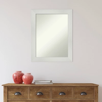 23" x 29" Non-Beveled Mosaic Bathroom Wall Mirror White - Amanti Art 23" X 29" Non-Beveled Mosaic Bathroom Wall Mirror White - Amanti Art -Bathroom Products Store GUEST e5bb4d26 1b2a 4e09 8cd1 cdc5b6bf2372