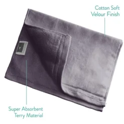 Creative Scents Cotton Velour Set Of 4 Towels - Gray 4 Creative Scents Cotton Velour Set Of 4 Towels - Gray -Bathroom Products Store GUEST e71d1259 0dff 40e7 804f 70f46404f4f1