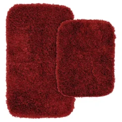 2pc Jazz Shaggy Washable Nylon Bath Rug Set - Garland -Bathroom Products Store GUEST e9aca9e0 f9cc 49e3 9bcf f75b72e24e6d
