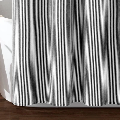72"x72" Farmhouse Vintage Striped Yarn Dyed Cotton Shower Curtain - Lush Décor 72"x72" Farmhouse Vintage Striped Yarn Dyed Cotton Shower Curtain - Lush Décor -Bathroom Products Store GUEST ea916c71 5ac8 46da 9071 d408f9cf4805