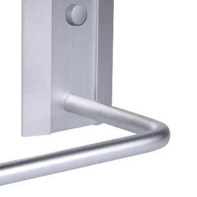 Vdomus 15.2" x 4.5" Rectangular Wall Mounted Glass Bathroom Shelf with Hand Towel Bar, Clear Vdomus 15.2" X 4.5" Rectangular Wall Mounted Glass Bathroom Shelf With Hand Towel Bar, Clear -Bathroom Products Store GUEST ebe86dd2 ccdd 44fb a374 4711cf34aa3f