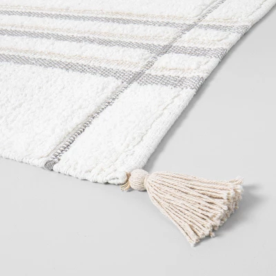 Bath Rug Bold Stripes Tonal Cream - Hearth & Hand™ with Magnolia Bath Rug Bold Stripes Tonal Cream - Hearth & Hand™ With Magnolia -Bathroom Products Store GUEST ec54e700 5987 41ee b8e9 b0a2dc7fc66c