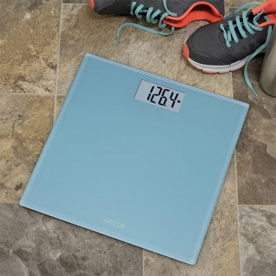 Digital Glass Bathroom Scale with Spa Blue - Taylor Digital Glass Bathroom Scale With Spa Blue - Taylor -Bathroom Products Store GUEST ee5ecedb 0618 4bdb af4a 66633f0400e8