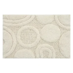 Orbit Bath Rug 220 GSF Soft Plush Cotton Non Skid Back Ivory By Knightsbridge -Bathroom Products Store GUEST ef4709ab d1e4 49ec 9cff 33fa37f26078