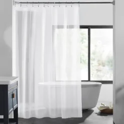 GoodGram Ultra Heavy Hotel Weight Odorless PEVA Vinyl Shower Curtain Liner With Splash Guard - Standard Size -Bathroom Products Store GUEST f0607683 f517 47ff a1bc 9b4a00469618