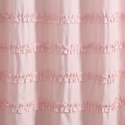 72"x72" Vintage Stripe Yarn Dyed Cotton Shower Curtain - Lush Décor 72"x72" Vintage Stripe Yarn Dyed Cotton Shower Curtain - Lush Décor -Bathroom Products Store GUEST f1a6d1a1 b21e 46db b621 6b10bb81a969