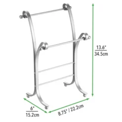 MDesign Fingertip Towel Holder For Bath Vanity Countertops - Satin -Bathroom Products Store GUEST f5c8dd6b d82f 423d accf bd9bddc5fb8d