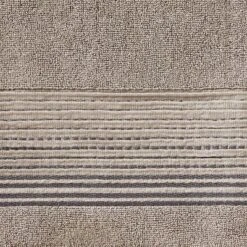 Chadwick Striped Towel Taupe - SKL Home