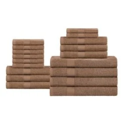 Eco-Friendly Absorbent Assorted 18-Piece Towel Set By Blue Nile Mills -Bathroom Products Store GUEST f800570c b370 4aa0 9a8a bc81c39a0357
