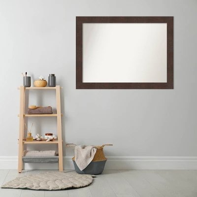 43" x 32" Non-Beveled Wildwood Brown Bathroom Wall Mirror - Amanti Art 43" X 32" Non-Beveled Wildwood Brown Bathroom Wall Mirror - Amanti Art -Bathroom Products Store GUEST f8cb45f8 5255 4603 ac89 a593b4a830bc