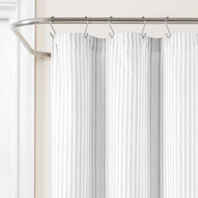 72"x72" Drew Stripe Farmhouse Silver-Infused Antimicrobial Shower Curtain Gray - Lush Décor 72"x72" Drew Stripe Farmhouse Silver-Infused Antimicrobial Shower Curtain Gray - Lush Décor -Bathroom Products Store GUEST f96a5f68 6583 4007 bbc6 ade359e1df65