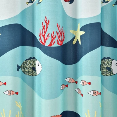 72"x72" Kids' Sea Life Shower Curtain Blue - Lush Décor 72"x72" Kids' Sea Life Shower Curtain Blue - Lush Décor -Bathroom Products Store GUEST f9d6eba5 8739 4d3f 8d03 9f68075a000a