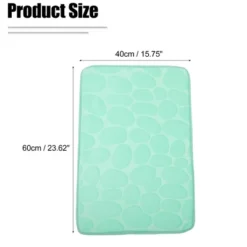 Unique Bargains Bathroom Rugs Polyester Bath Mat Machine Washable Green Cobblestone Pattern 23.62"x15.75" 4 Unique Bargains Bathroom Rugs Polyester Bath Mat Machine Washable Green Cobblestone Pattern 23.62"x15.75" -Bathroom Products Store GUEST fa174487 df48 4ca0 ab6a d11d9c427fb6