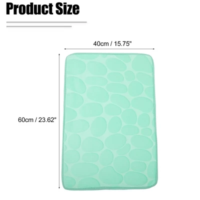 Unique Bargains Bathroom Rugs Polyester Bath Mat Machine Washable Green Cobblestone Pattern 23.62"x15.75" Unique Bargains Bathroom Rugs Polyester Bath Mat Machine Washable Green Cobblestone Pattern 23.62"x15.75" -Bathroom Products Store GUEST fa174487 df48 4ca0 ab6a d11d9c427fb6