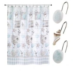 Avanti Farmhouse Shell 13 Pc Bath Accessory Set