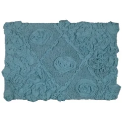 Modesto Collection Cotton Tufted Bath Rug - Home Weavers
