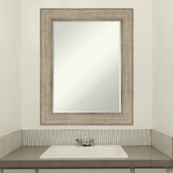 Amanti Art Trellis Silver Petite Bevel Wood Bathroom Wall Mirror 30 X 24 In. 5 Amanti Art Trellis Silver Petite Bevel Wood Bathroom Wall Mirror 30 X 24 In. -Bathroom Products Store GUEST fea4323a e793 4d34 abad d81192ef1373
