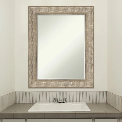 Amanti Art Trellis Silver Petite Bevel Wood Bathroom Wall Mirror 30 x 24 in. Amanti Art Trellis Silver Petite Bevel Wood Bathroom Wall Mirror 30 X 24 In. -Bathroom Products Store GUEST fea4323a e793 4d34 abad d81192ef1373
