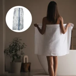 Unique Bargains Soft Absorbent Bath Towel Elastic Band For Bathroom With Adjustable Button 55.12"x30.31" 1 Pc 6 Unique Bargains Soft Absorbent Bath Towel Elastic Band For Bathroom With Adjustable Button 55.12"x30.31" 1 Pc -Bathroom Products Store GUEST ff465b4a 39bc 4c26 a3b5 4b2ca82f7b7b