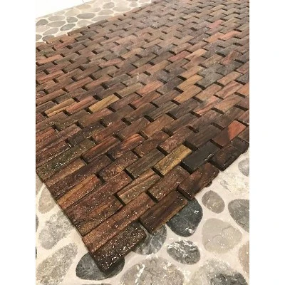 27.9"X19.5" Teak Bath Mat Mocha Brown - Hip-o Modern Living 27.9"X19.5" Teak Bath Mat Mocha Brown - Hip-o Modern Living -Bathroom Products Store GUEST ffe2a873 efaf 4093 aced 2e4b39e34a02